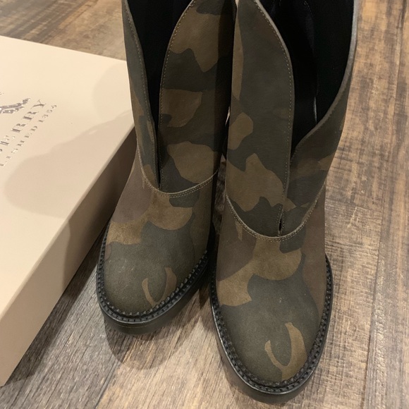 Burberry Booties heels Nadie Military print - Picture 2 of 8